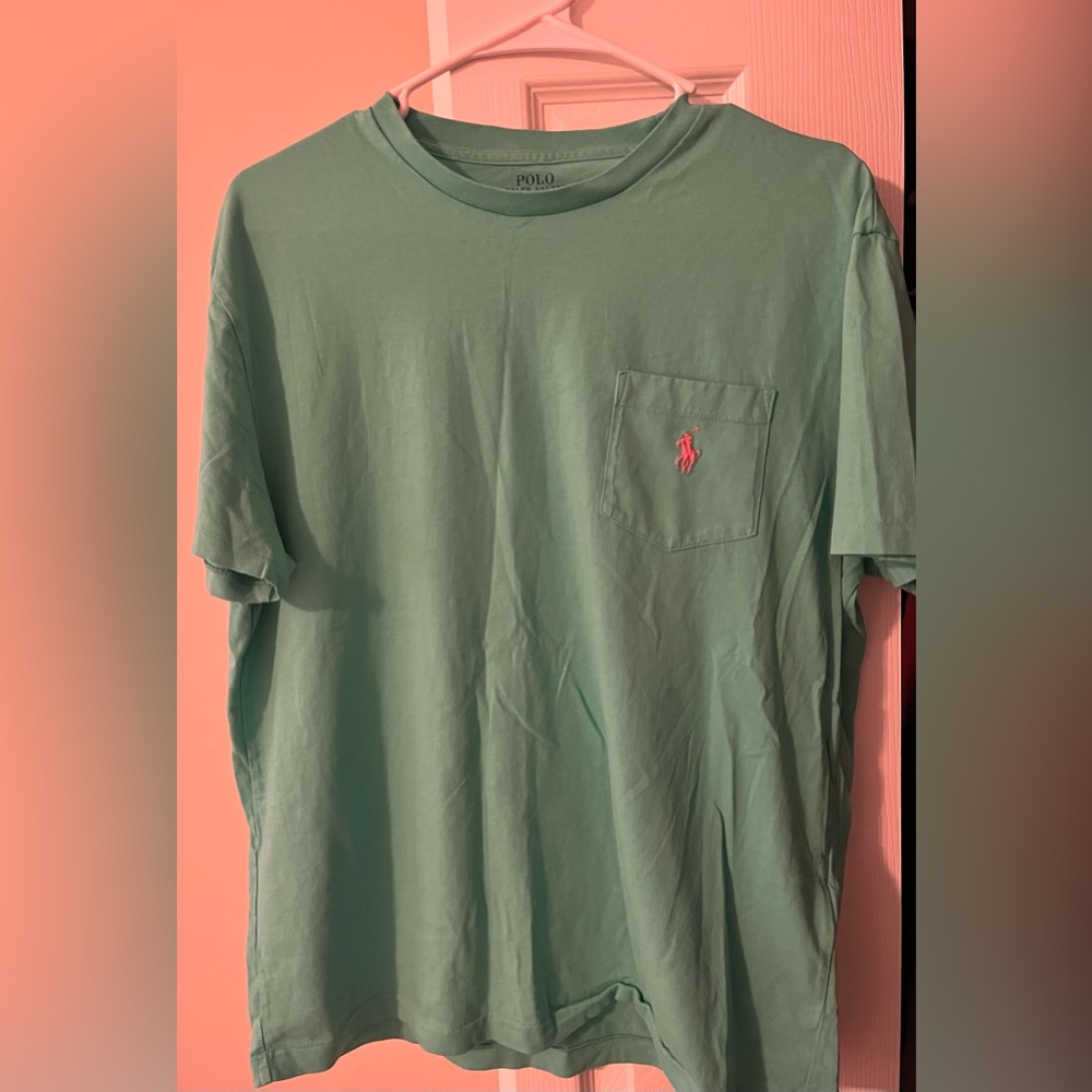Men’s short sleeve green medium Ralph Lauren t shirt